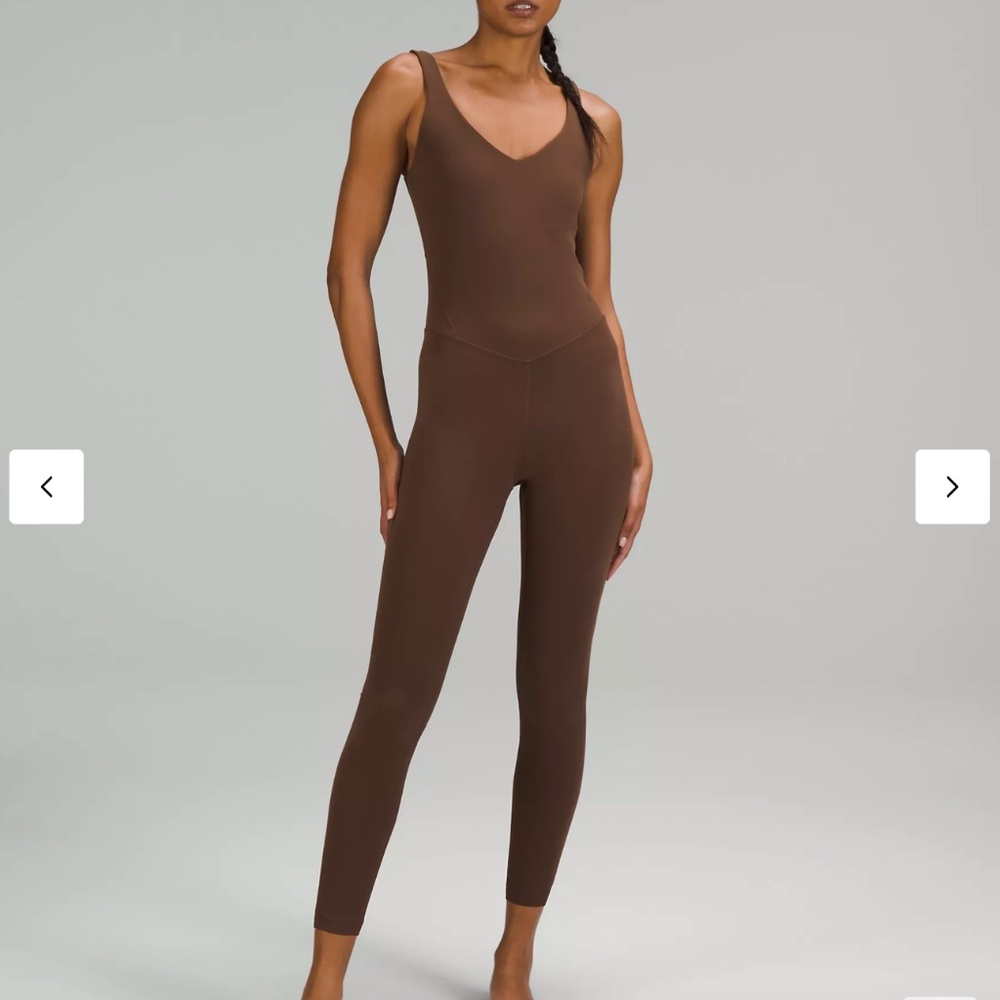 Lululemon Align Bodysuit 25" - Color Java (Size 16)
